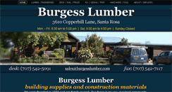 Desktop Screenshot of burgesslumber.com